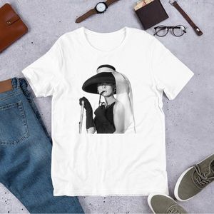 Audrey Hepburn T-Shirt Graphic Tee White